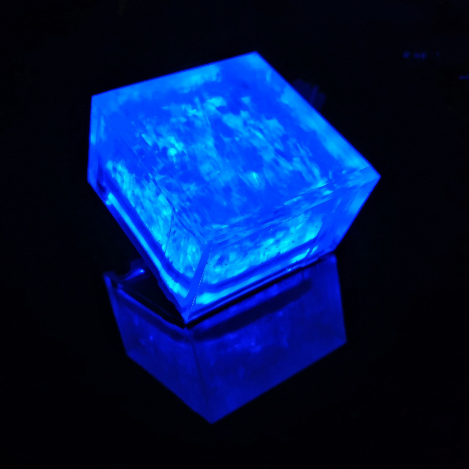 Квадратная LED брусчатка цвет синий